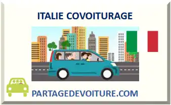 ITALIE COVOITURAGE 2026-2027