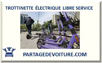 TROTTINETTE ÉLECTRIQUE LIBRE SERVICE